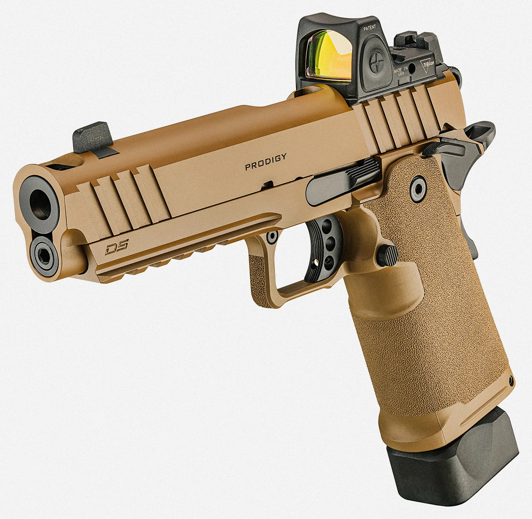 springfield coyote brown prodigy 1911 ds comp
