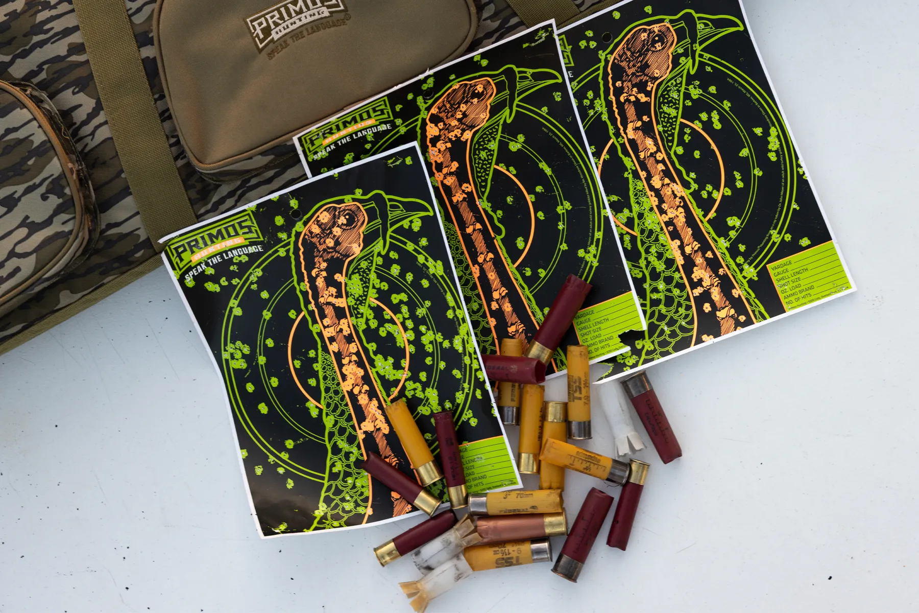 Turkey load patterning targets Courtesy Primos