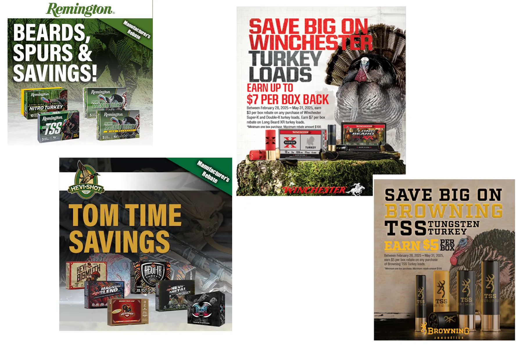 Shotshell Companies Offering Ammo Rebates