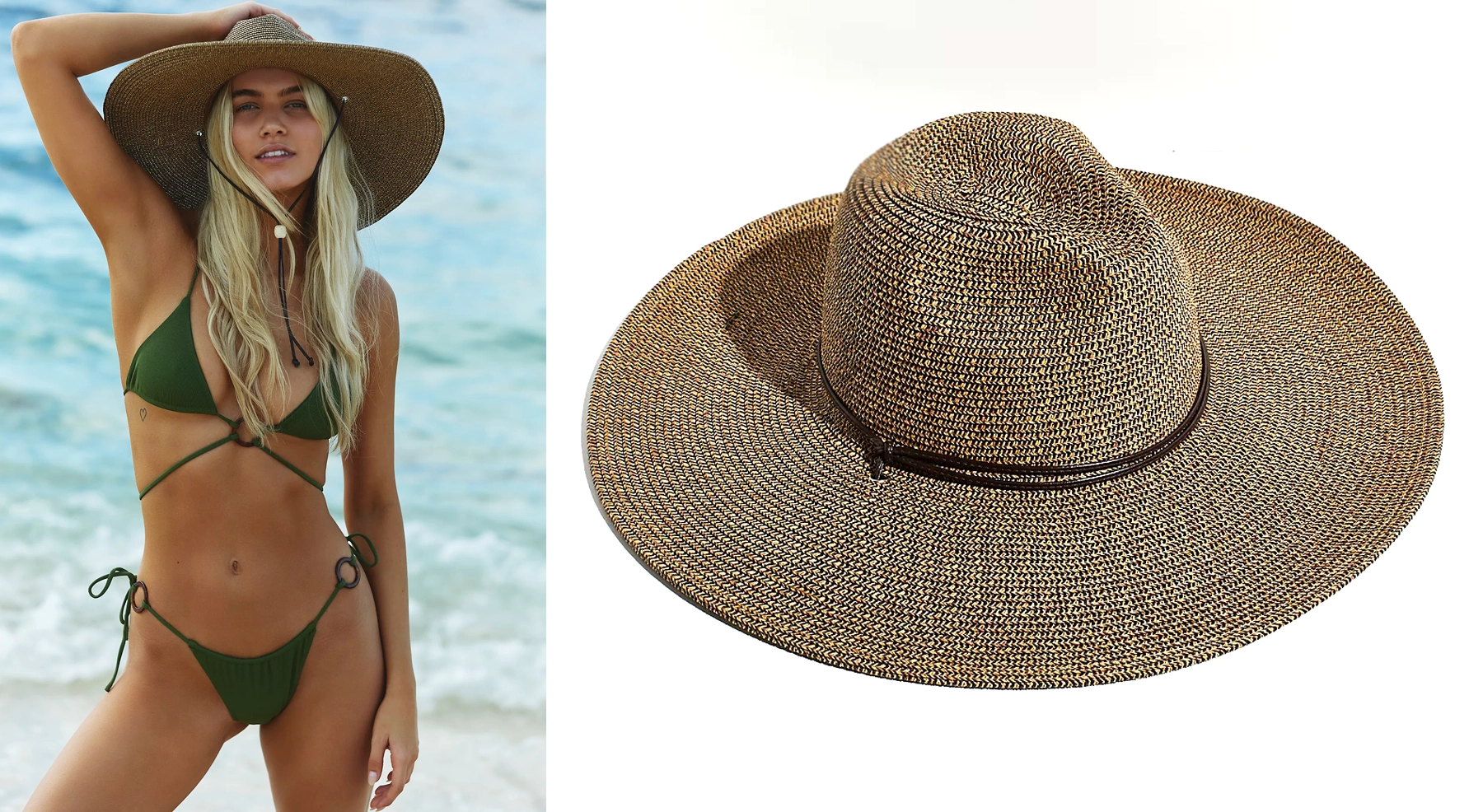 Free People's Arizona Packable Wide Brim Hat