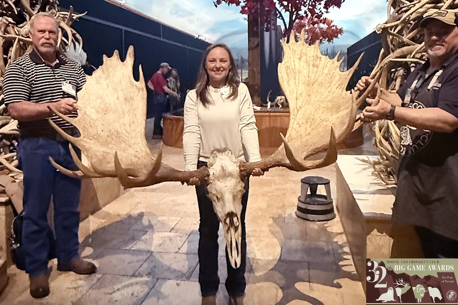 Hook & Barrel's Amy Hall at media event pre Boone and Crockett 32nd Awards