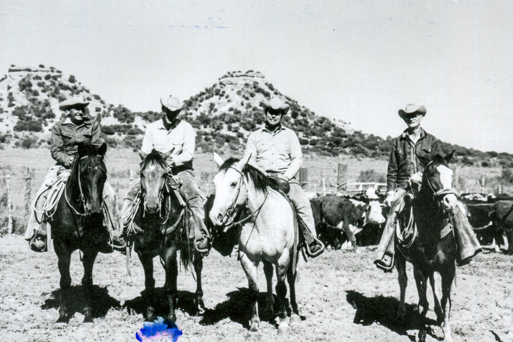 Tom Perini during his cowboy days.