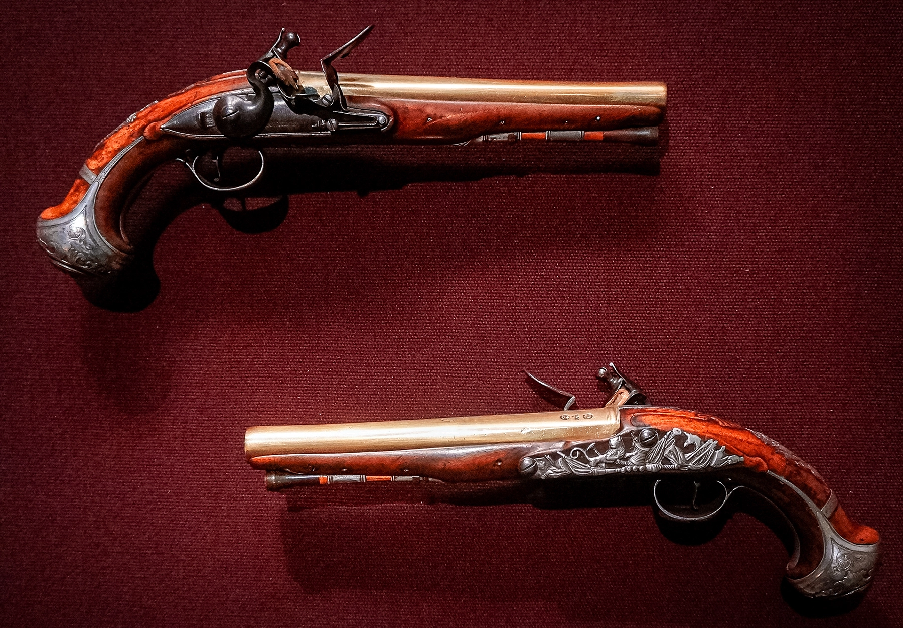 george washington's twin flintlock pistols