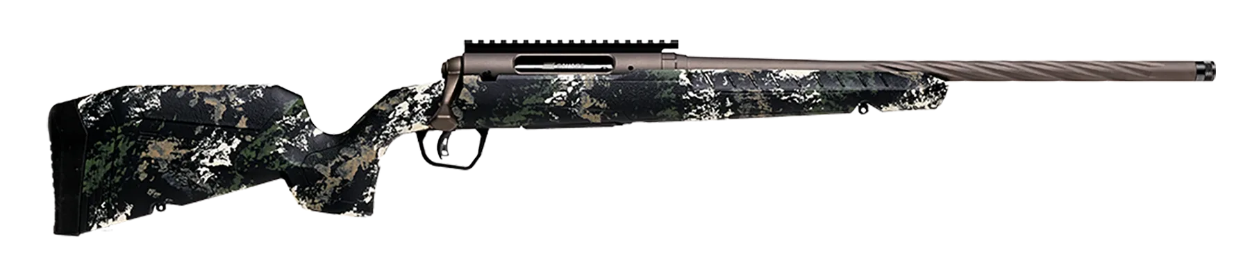 Savage Axis II rifle in forest sp camo