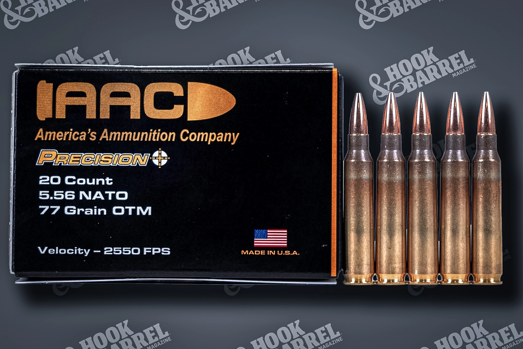 AAC 5.56 ammo box and cartridges