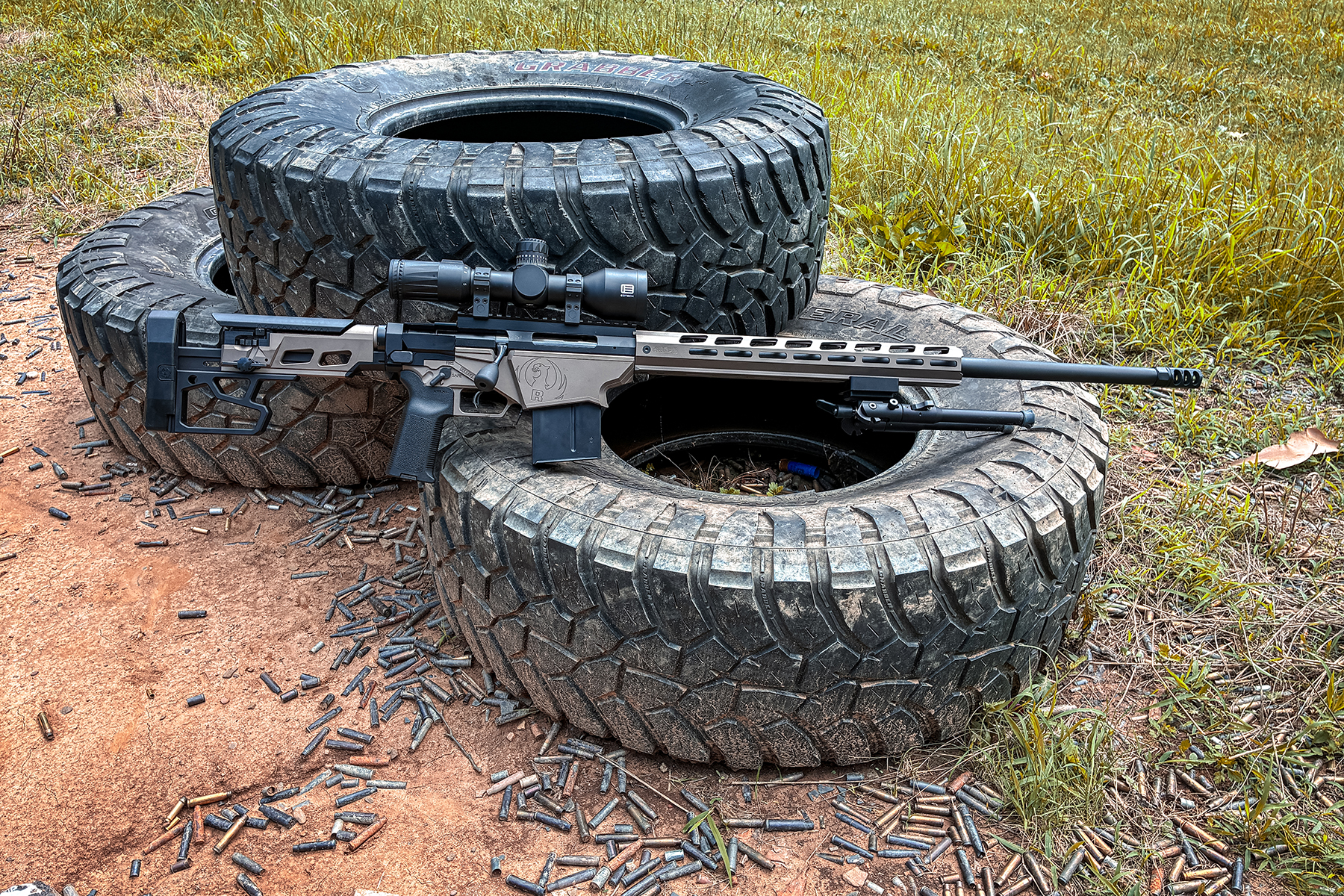 the ruger precision rifle on tires