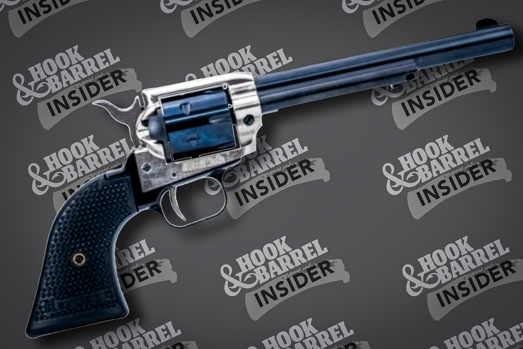 Heritage Rough Rider .22LR 6.5" 6rd Revolver, Nickel / Black 