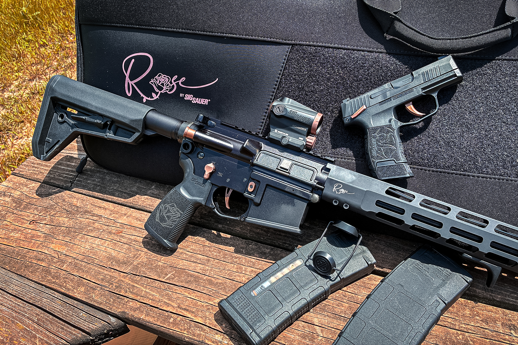 SIG SAUER M400 ROSE and P365 ROSE 380