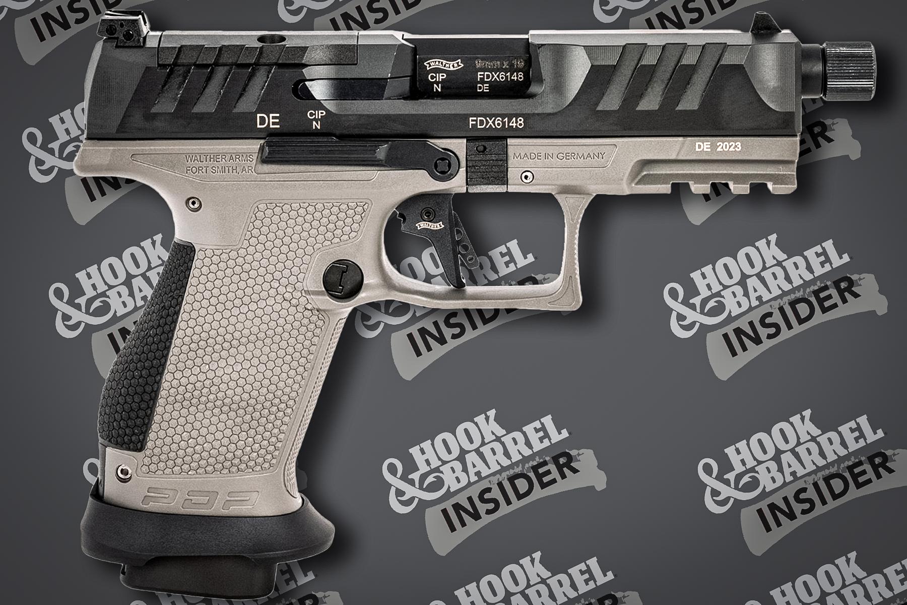 Walther Arms PDP Pro Compact SD 9mm 4.60-inch 15rds, Tungsten Gray