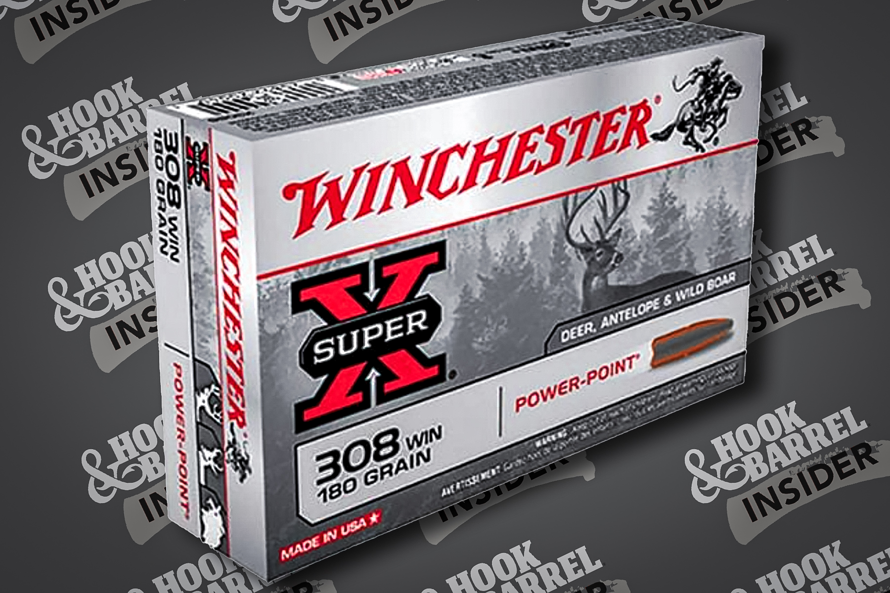 Winchester 308 180gr Power-Point Super-X Ammunition 20rds