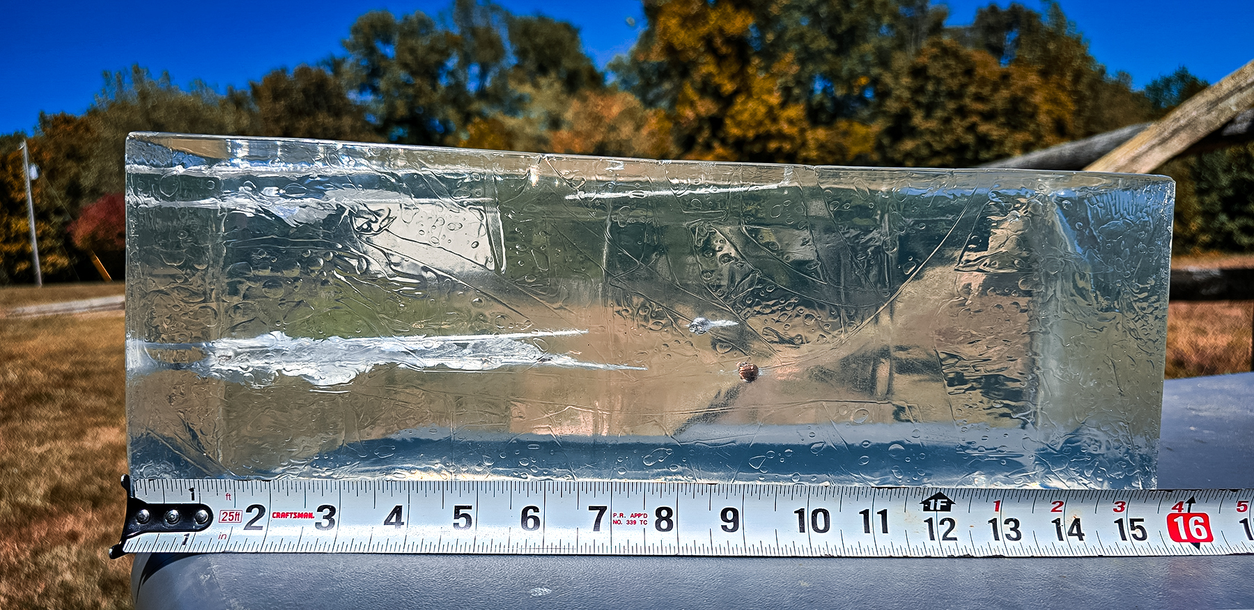 Winchester 21 Sharp ballistic gel test