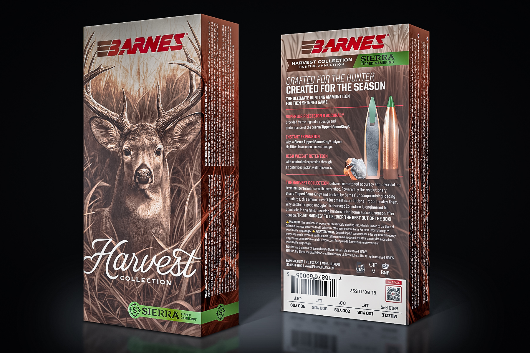 Barnes Harvest hunting ammunition box