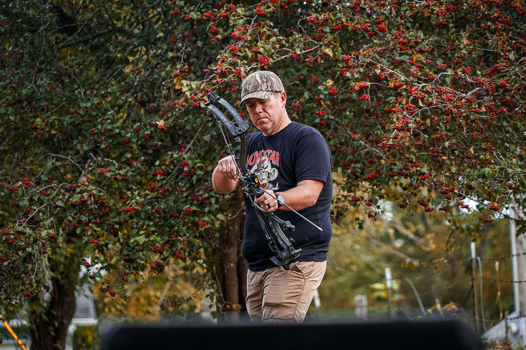 Bowtech Ascend nocking an arrow