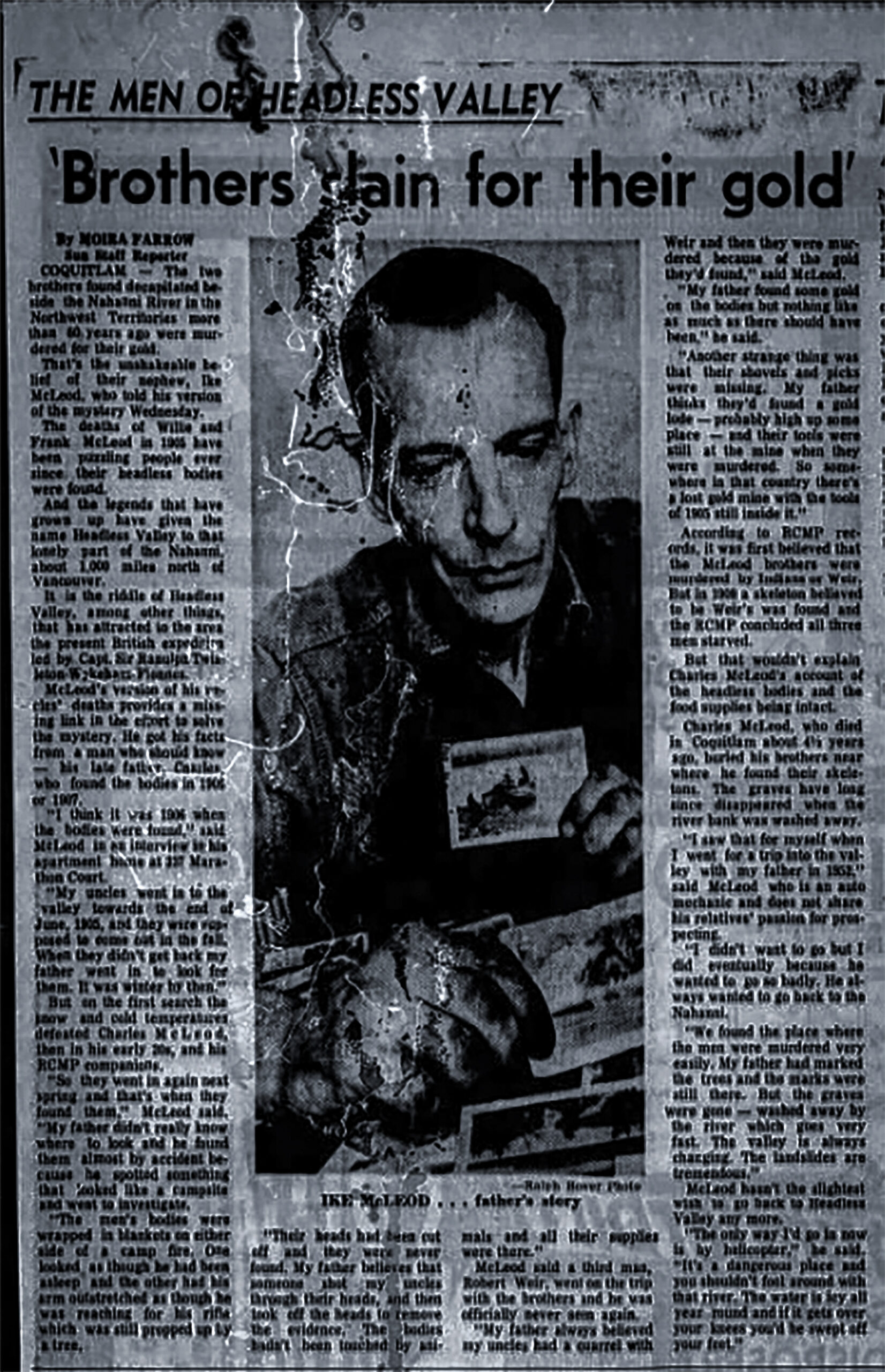 McLeod Brothers Newspaper Clipping