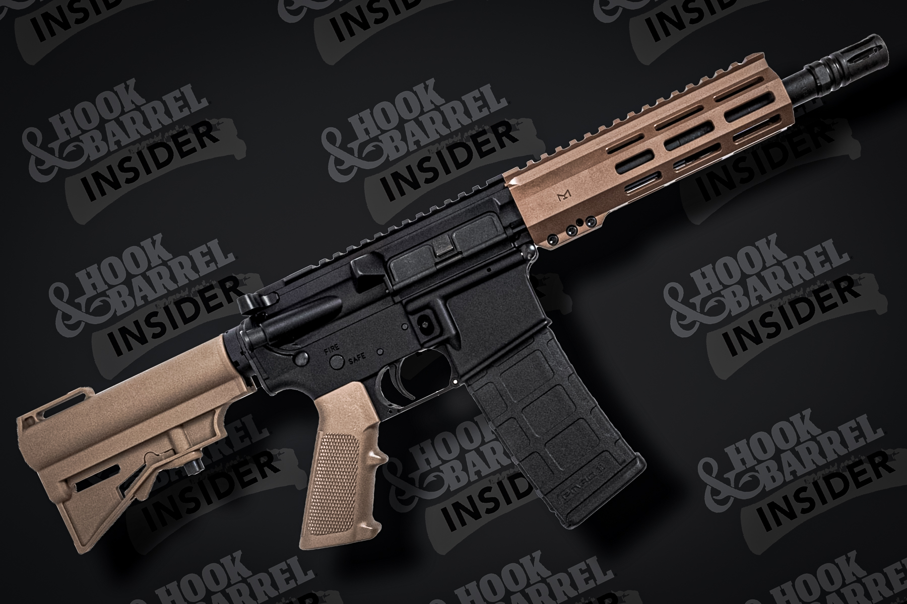 PSA 300 BLK Lightweight Hex M-Lok Classic Stealth HAR-15 Pistol