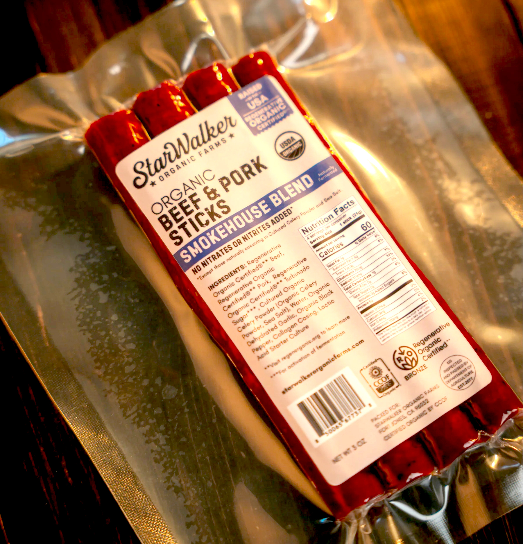 Starwalker Farms Organic Meat Sticks