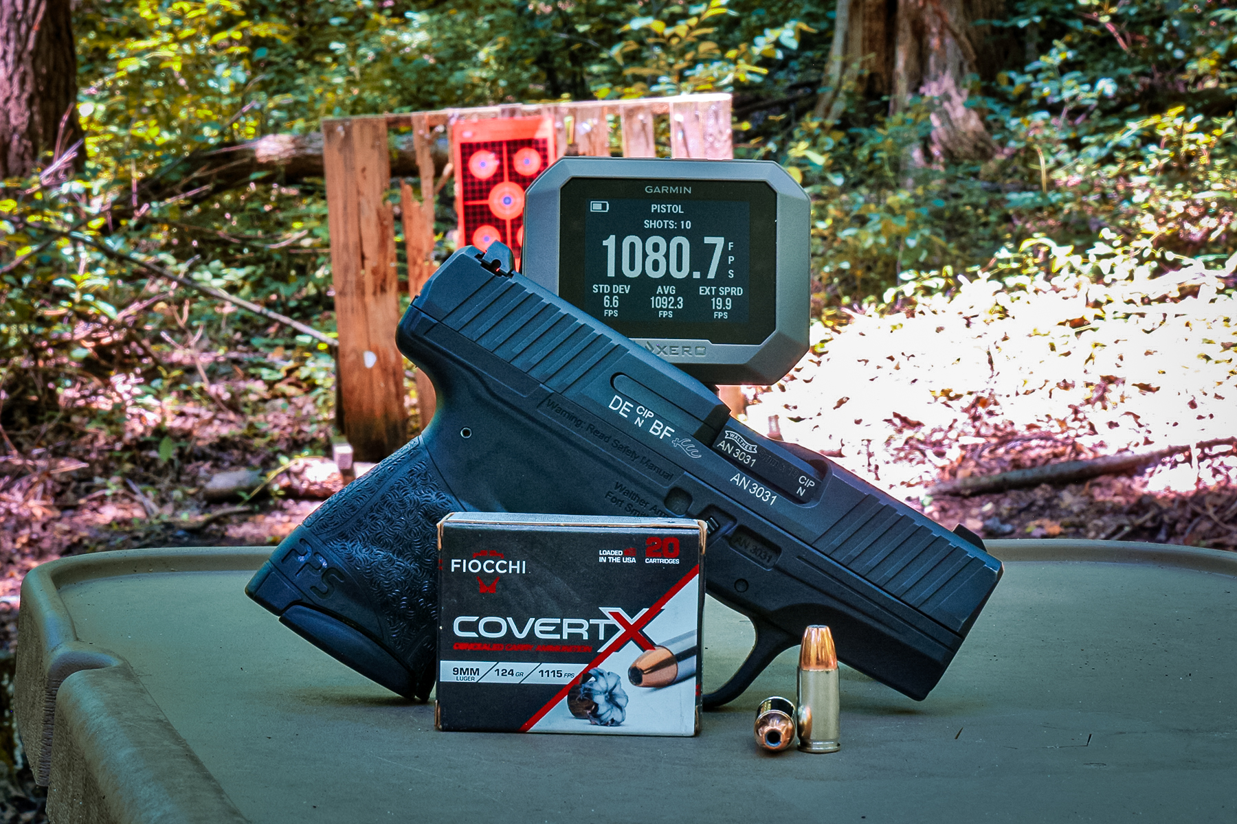 Fiocchi Covert X ammo with w Walther PPS M2