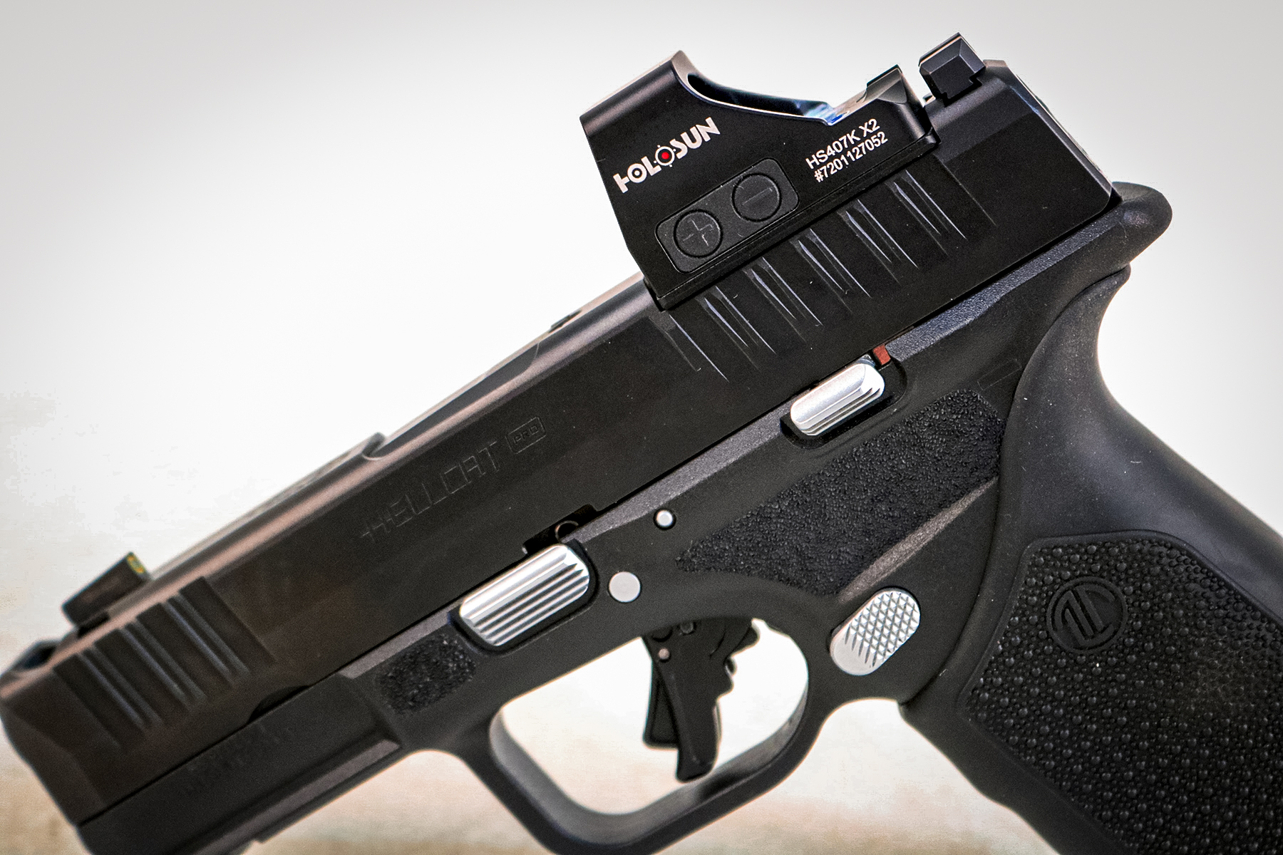 controls and holosun red dot