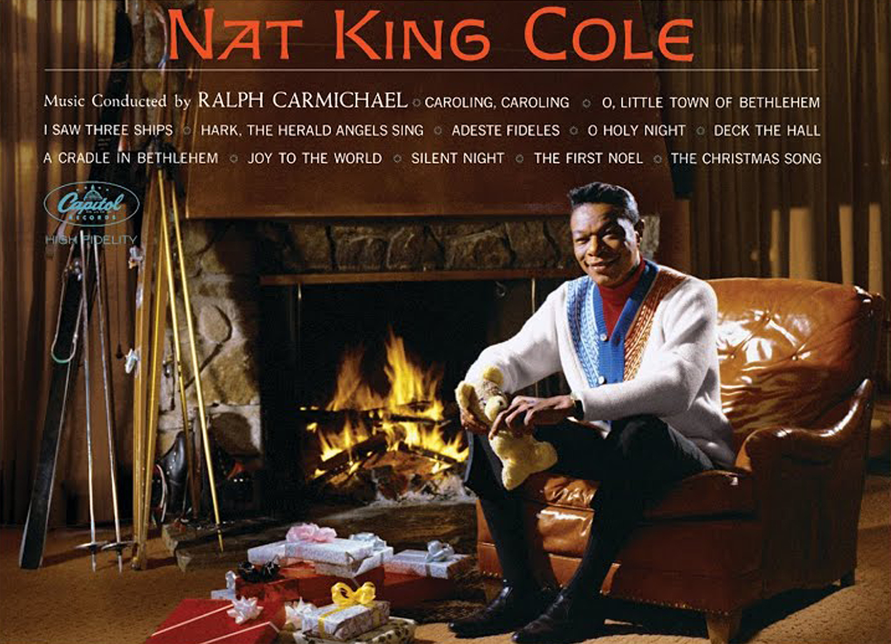 Nat King Cole Christmas Album cover