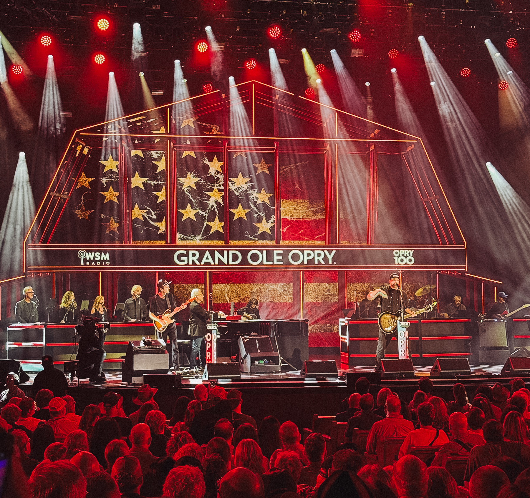 on stage at the grand ole opry