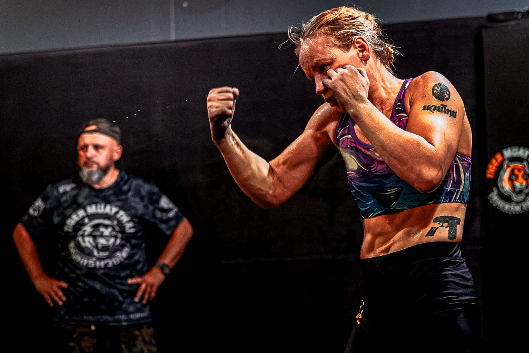 Valentina "Bullet" Shevchenko shadow boxing