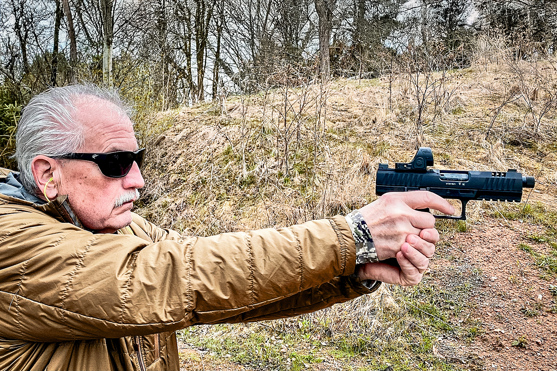 firing the Walter WMP SD pistol
