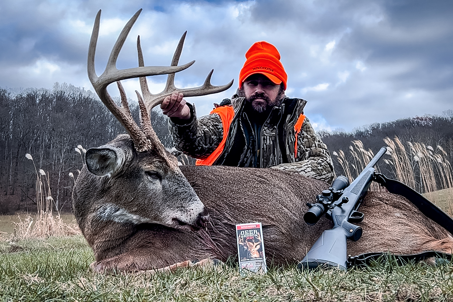 the author with a nice whitetail buck shot with a 400 legend