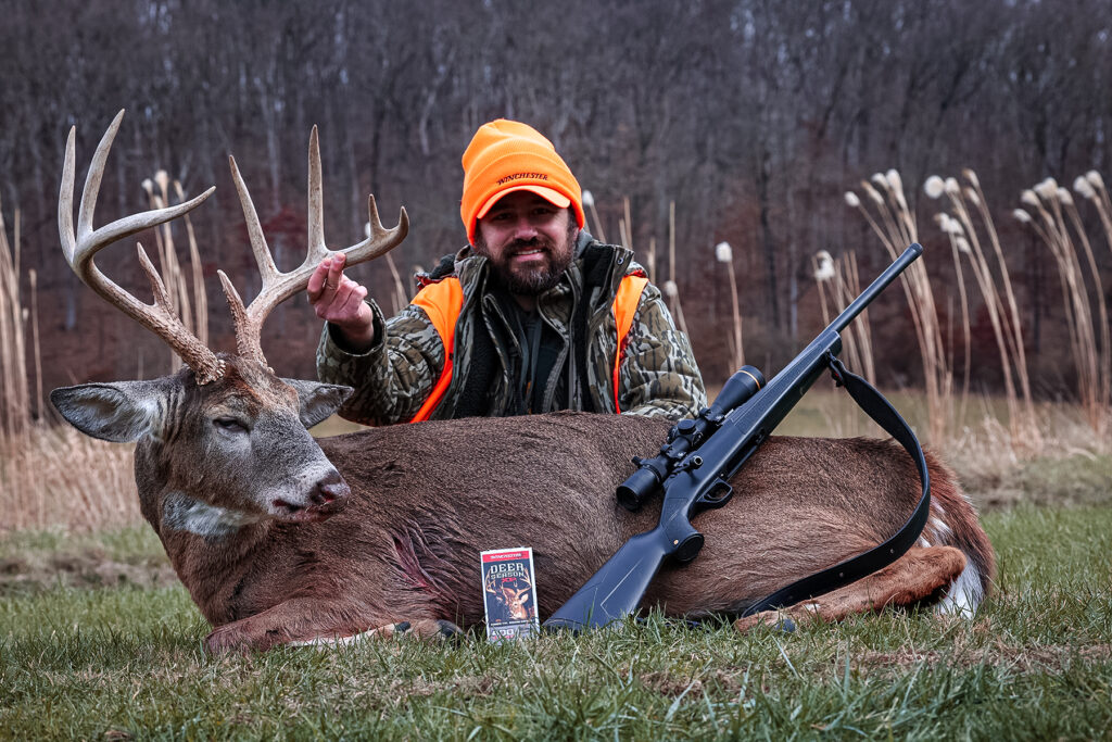 the author with a nice whitetail buck shot with a 400 legend