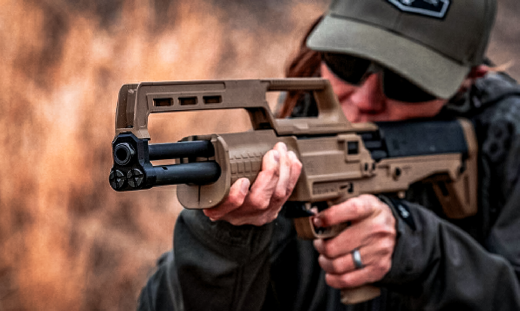 a KSG 410 being racked