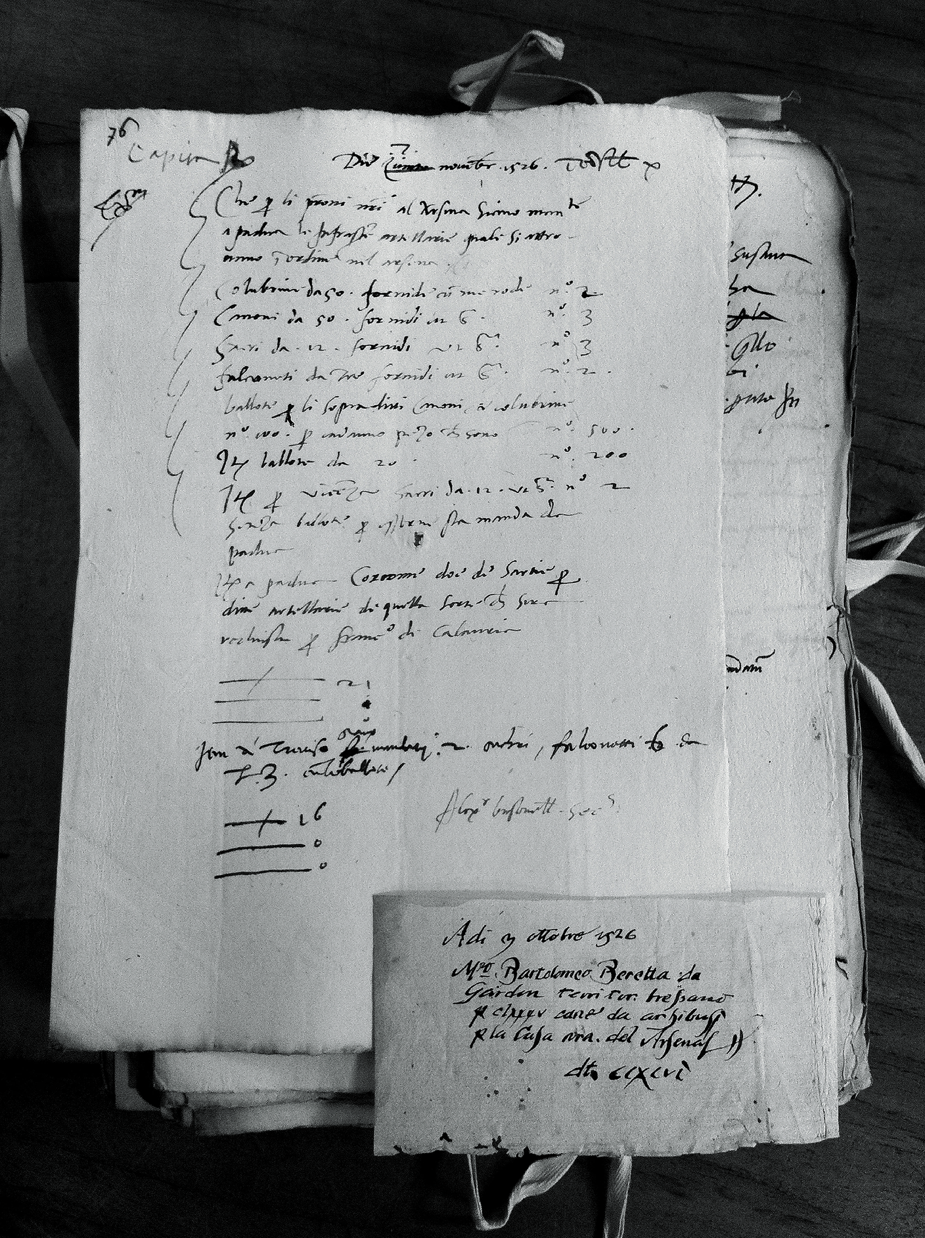 1526_invoice that states Beretta foundation