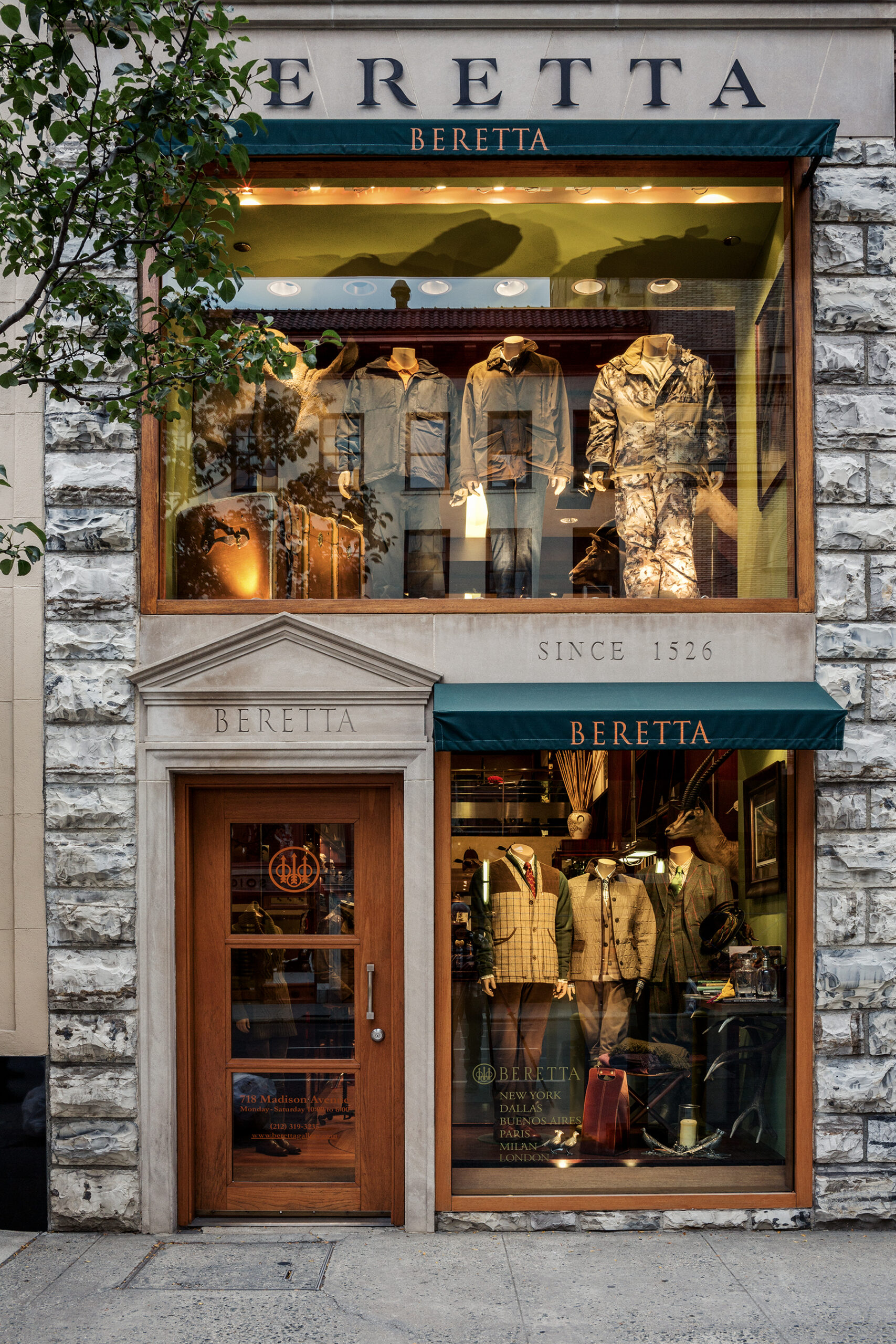 Beretta's first showroom in NYC