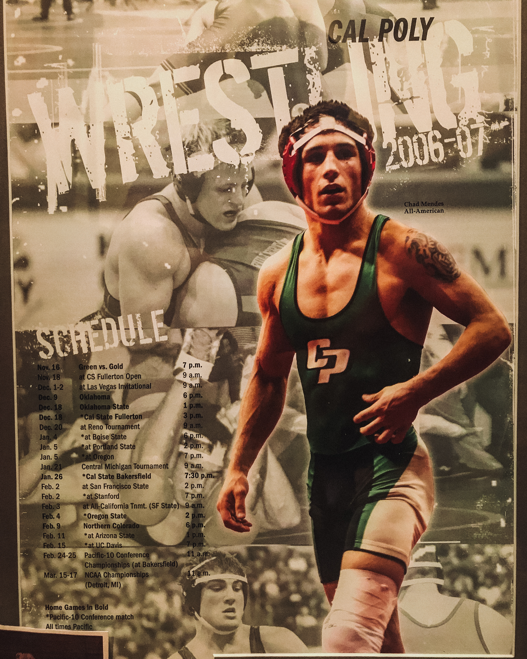 Chad Mendes as a young wrestler