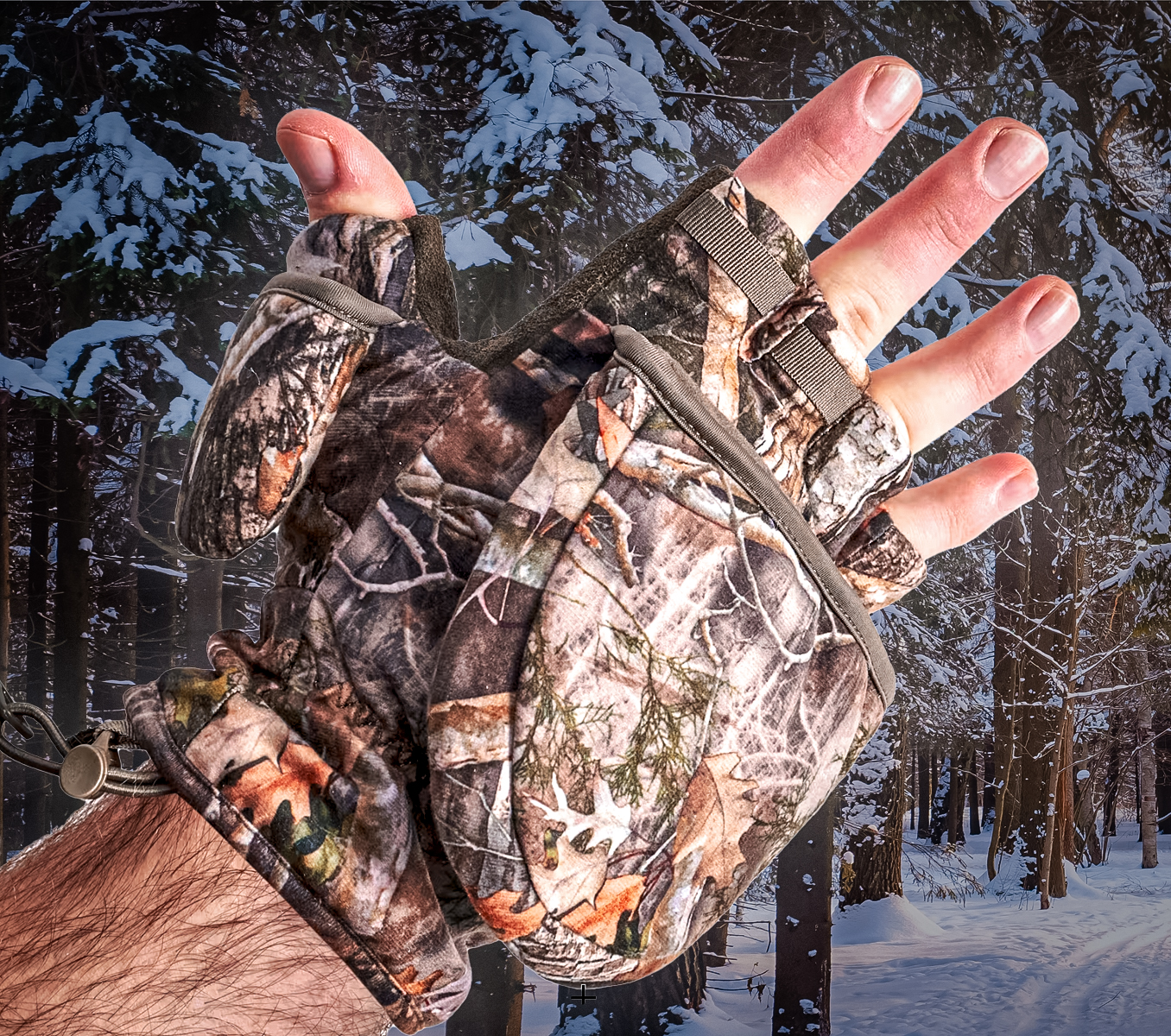 Cabela's WINDSHEAR BONE-DRY Extreme Glomitt Flip-Top Mittens for Men