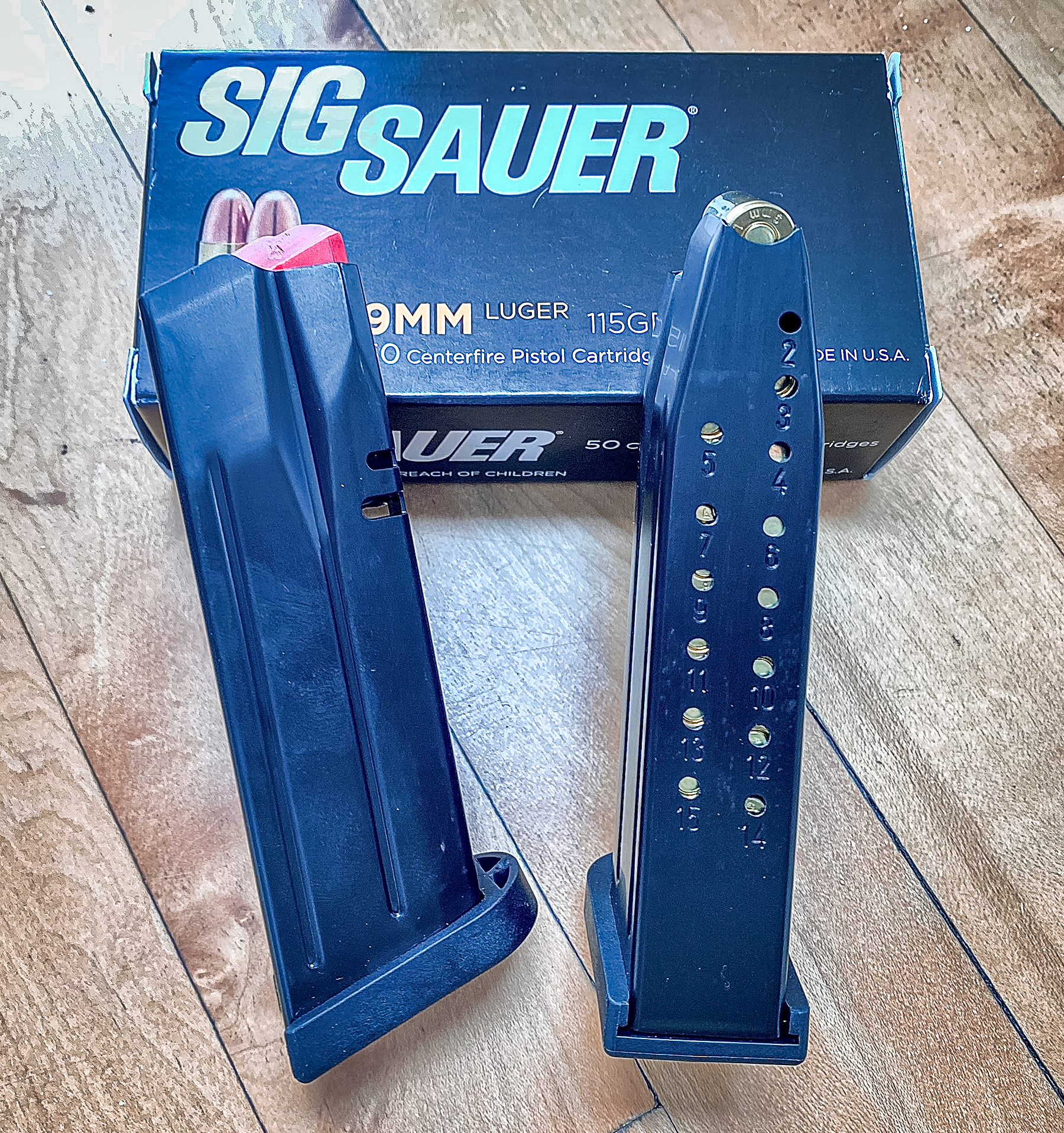 CZ-USA P-10 C Ported handgun magazines and SIG ammo