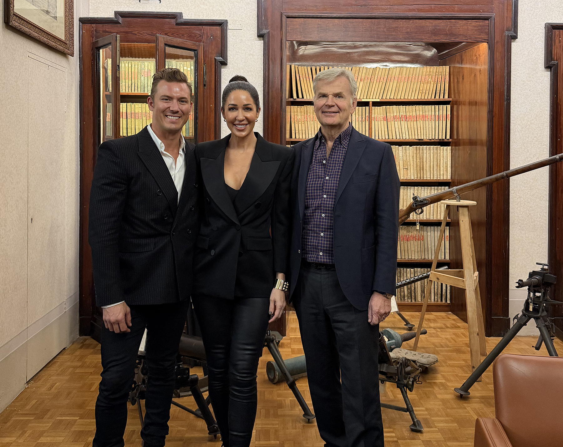 Carlo Beretta with John and Natalie Radzwilla