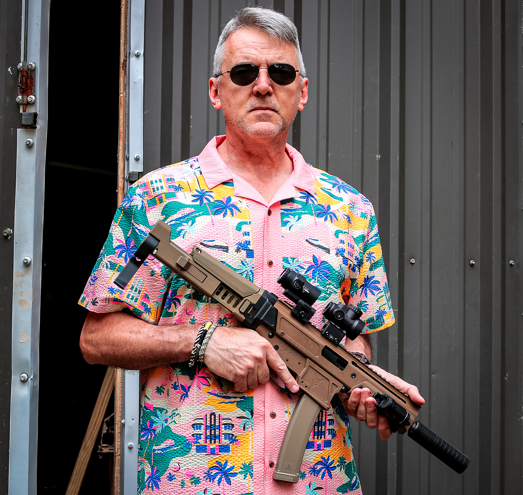 The author holding a PSA JAKL 9