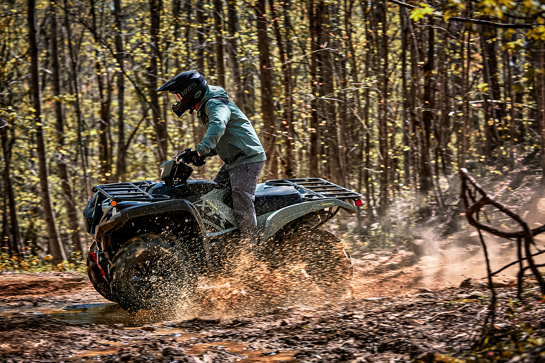 2026 Yamaha Grizzly ATV on the trail