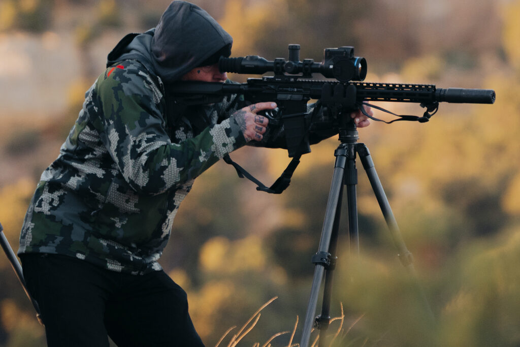 Pulsar Thermion XL60 as used during the filming of Hook & Barrel's Skate Or Die film