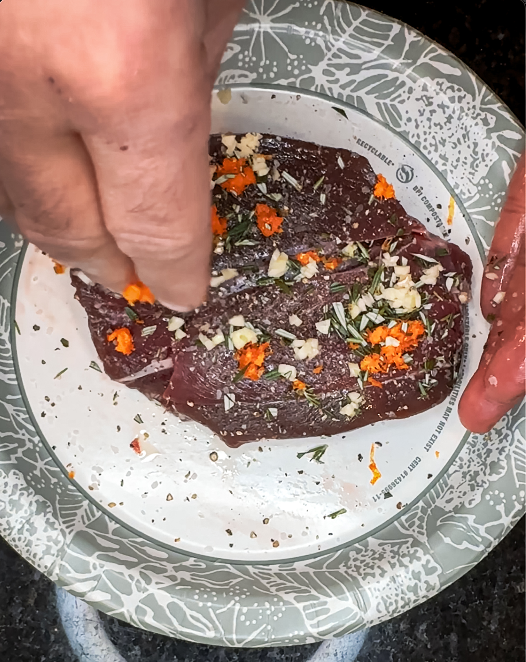 seasoning venison roast