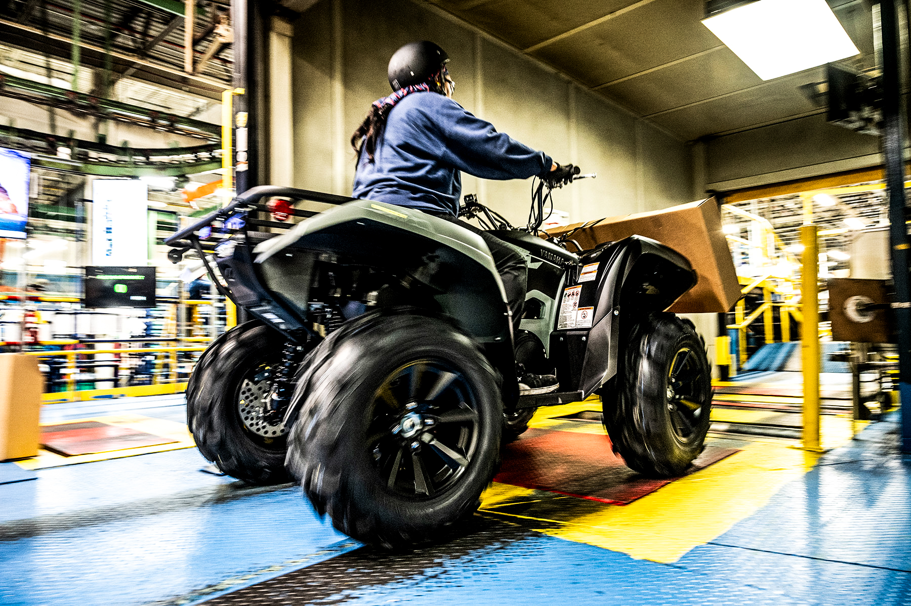 Yamaha assembly line dyno testing