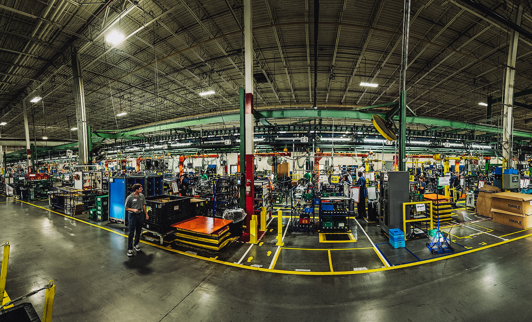 Yamaha assembly line