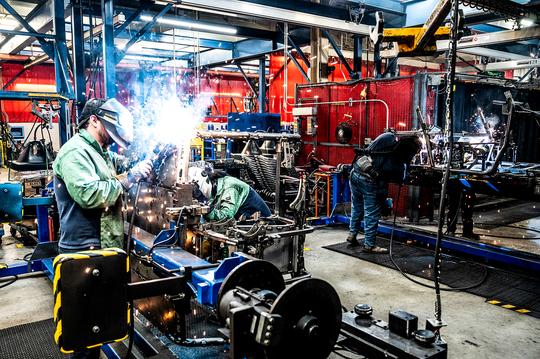 Yamaha assembly line welding