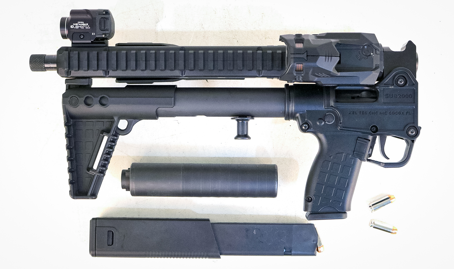 KelTec SUB2000 with accessories