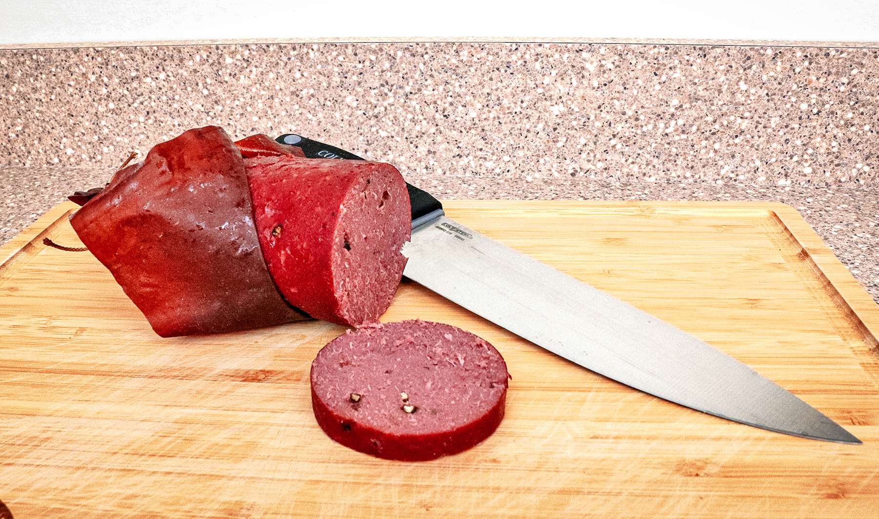 sliced summer sausage