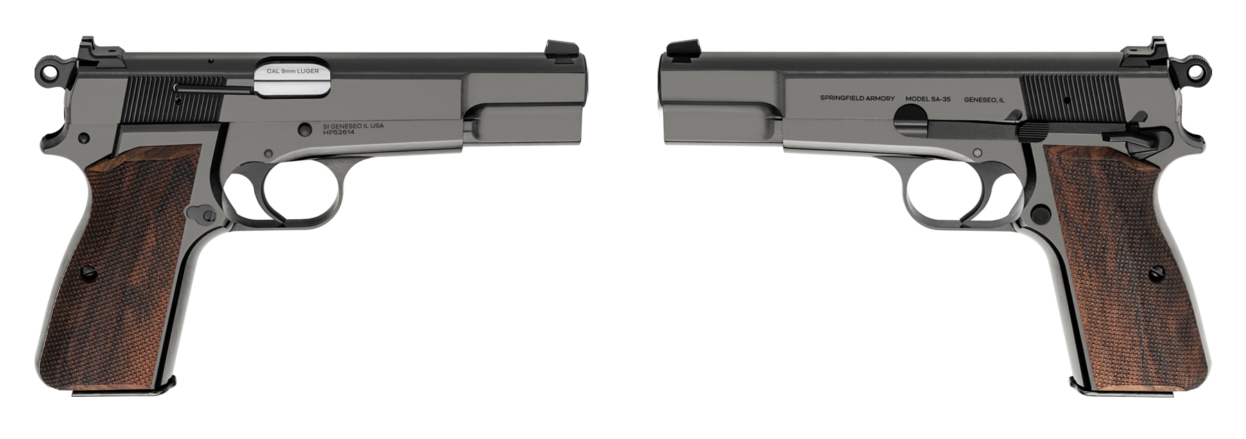 Polished Blued SA-35 9mm