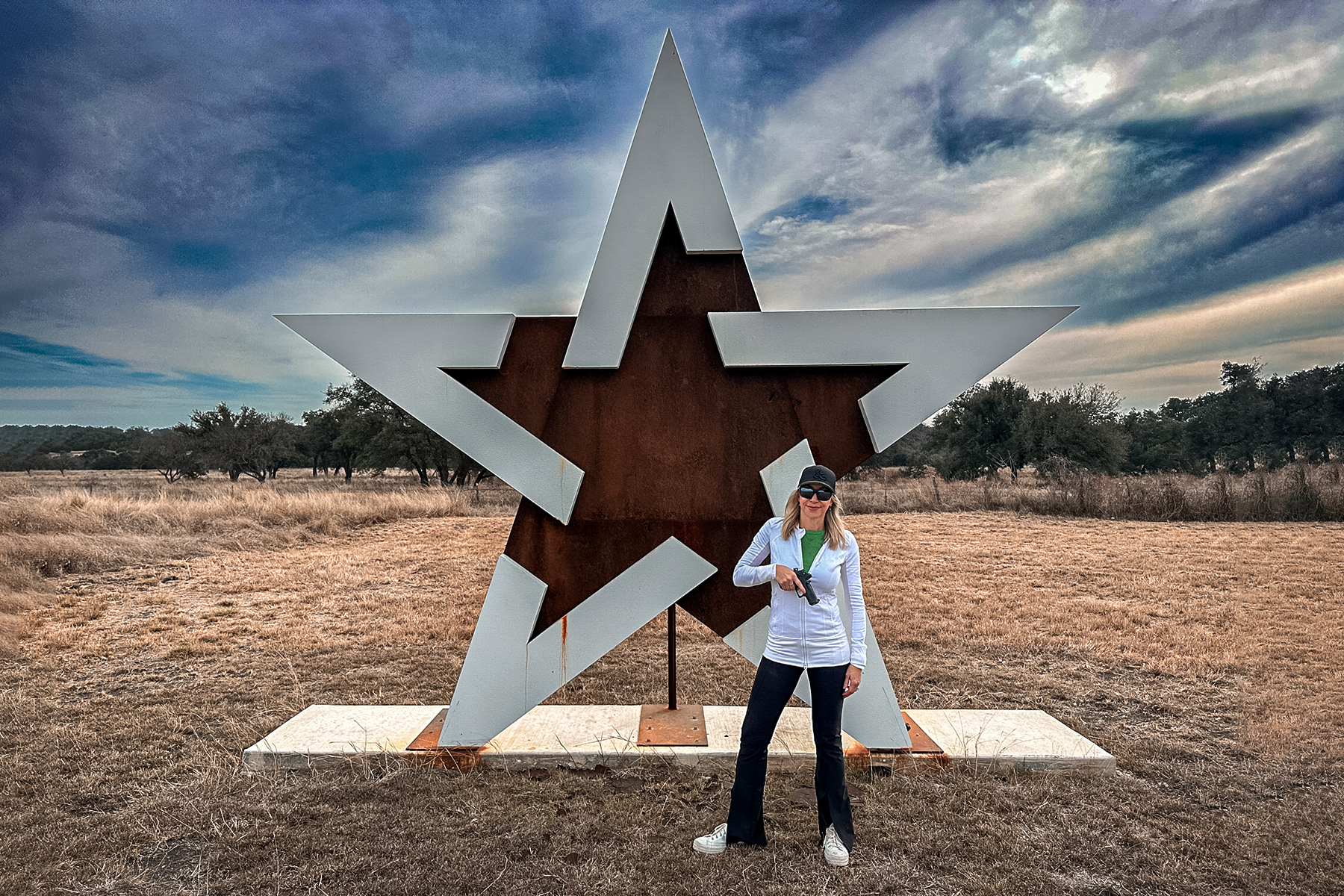 The author with the Staccato Star