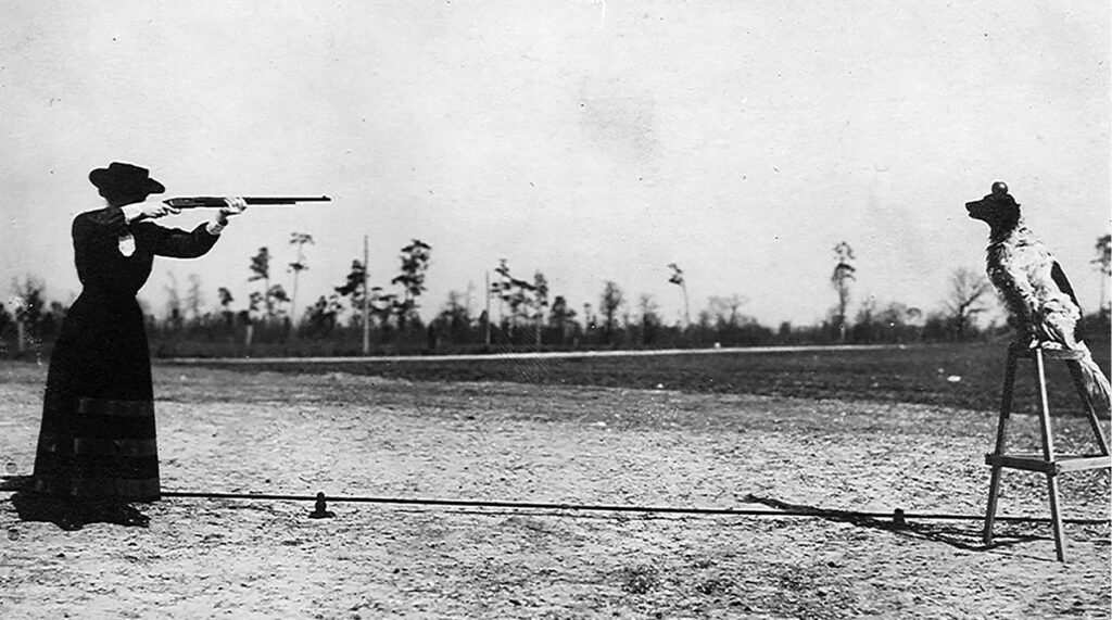 Annie Oakley and her fearless dog