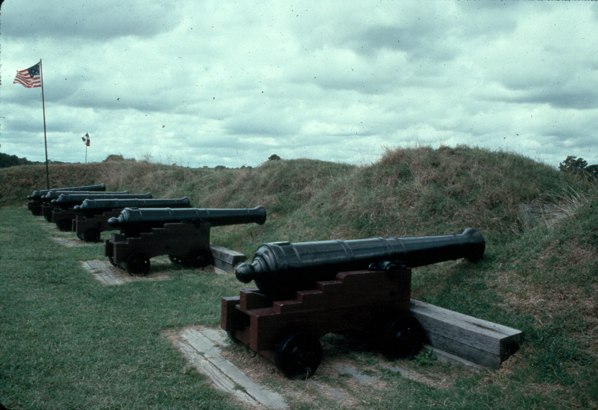 The American Battery was the largest American artillery position at the Siege of Yorktown.