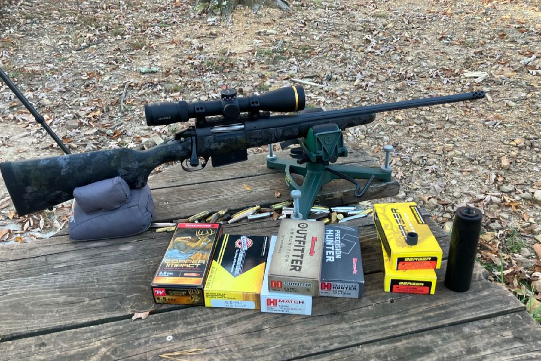 Bergara Premier Canyon on the bench for testing.