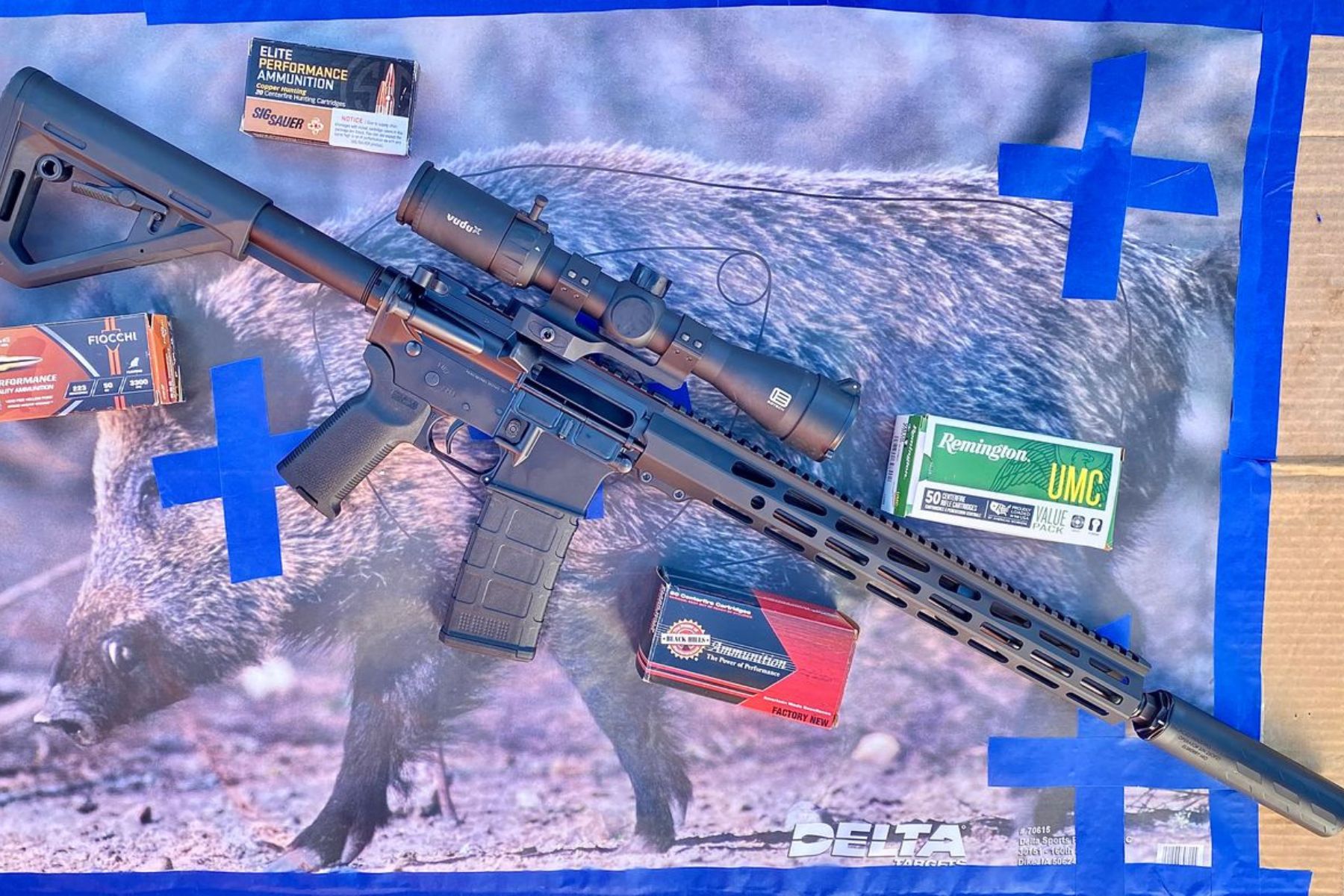 Range day and 100-yard shooting with the Harrier and VuduX scope.